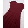 imageThe ChildrenS Place Girls Short Sleeve Basic Skater DressRubine Single
