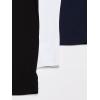 imageThe Childrens Place Girls Basic Short Sleeve Layering TeeBlackTidalWhite 3pack