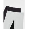imageThe Childrens Place Girls LeggingsBlackSmoke Gray 2pack
