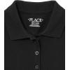 imageThe Childrens Place Girls Long Sleeve Pique PoloBlack Single