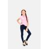 imageThe Childrens Place Girls Short Sleeve Ruffle Pique PoloSparkle Pink