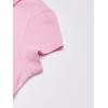 imageThe Childrens Place Girls Short Sleeve Ruffle Pique PoloSparkle Pink