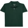 imageThe Childrens Place Boys Uniform Short Sleeve Pique PoloSpruce Green Single