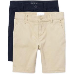 imageThe ChildrenS Place Girls Chino ShortsSandyTidal 2pack