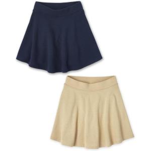 imageThe ChildrenS Place Girls Ponte Knit Pull On SkortSandyTidal 2pack