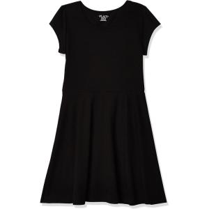 imageThe ChildrenS Place Girls Short Sleeve Basic Skater DressBlack Single