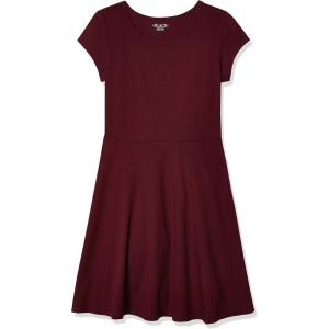 imageThe ChildrenS Place Girls Short Sleeve Basic Skater DressRubine Single