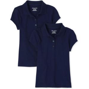 imageThe Childrens Place Boys Multipack Short Sleeve Soft Jersey Knit PolosTidal 2pack