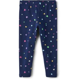 imageThe Childrens Place Girls Capri Leggings Everyday MultipacksHearts Light Single