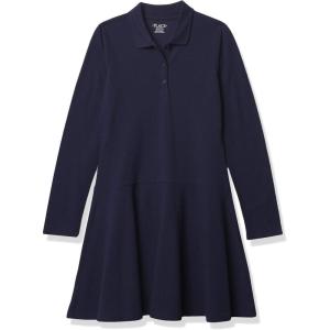 imageThe Childrens Place Girls Long Sleeve Polo DressTidal