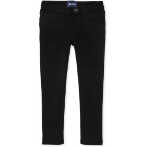 imageThe Childrens Place Ponte Knit Pull on JeggingsBlack Single