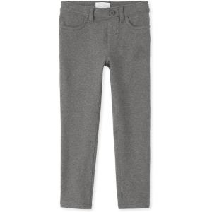 imageThe Childrens Place Ponte Knit Pull on JeggingsDk Heather Gray Single