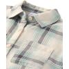 imageThe Childrens Place Girls Long Sleeve Plaid Button Up ShirtDusky Blue