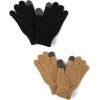 imageThe Childrens Place Unisex Kids Winter Knit Stretchy Texting Kids GlovesPearwood 2pack