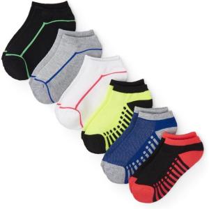 imageThe Childrens Place Boys Big 6 Pack Ankle SocksMulti Clr 6137