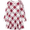 imageThe Childrens Place Girls Long Sleeve KnitCheckered Red