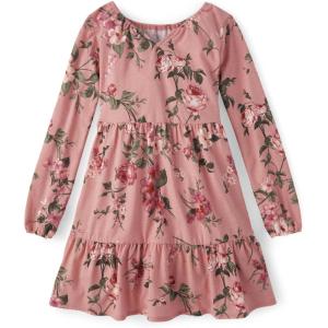 imageThe Childrens Place Girls Long Sleeve KnitTuscan Clay Floral