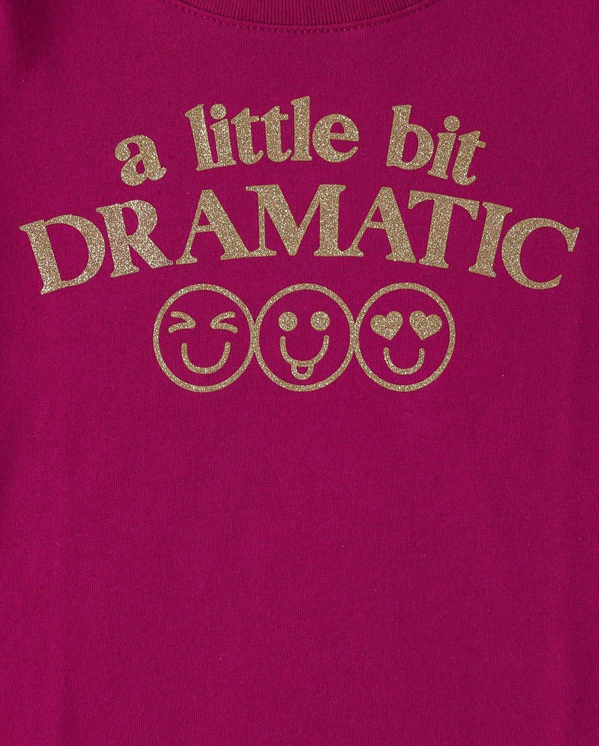 imageThe Childrens Place Baby Girls and Toddler UnicornsButterfliesTrends Long Sleeve Graphic TShirts3 PackDramaticSassy PantsFamily Fav