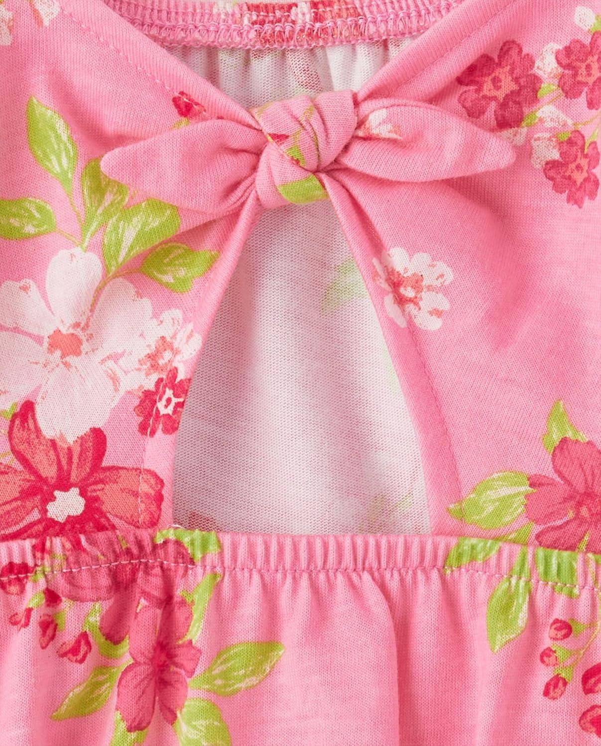 imageThe Childrens Place BabyGirls and Toddler Short Sleeve Flutter ShirtBright Pink