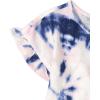 imageThe Childrens Place BabyGirls and Toddler Short Sleeve Flutter ShirtMilky Way Tie DyeRainbow 2pack