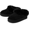 imageThe Childrens Place Girls IndoorOutdoor Comfy Slip on Platform Shoes Faux Fur Lined SlipperBlack