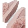 imageThe Childrens Place Girls IndoorOutdoor Comfy Slip on Platform Shoes Faux Fur Lined SlipperPink