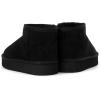 imageThe Childrens Place Girls Mini Ankle Platform Boot FauxFur LinedBlack