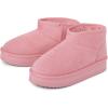 imageThe Childrens Place Girls Mini Ankle Platform Boot FauxFur LinedPink