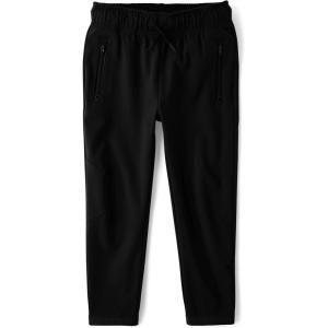 imageThe Childrens Place Boys Soft Tech Pull on Jogger PantsBlack