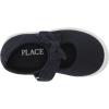 imageThe Childrens Place girls Uniform Bow Strap Canvas SneakersNavy Bow