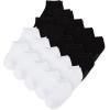 imageThe Childrens Place babyboys And Toddler Ankle Socks Variety PackBlackWhite 20pack