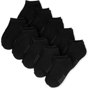 imageThe Childrens Place unisexbaby And Toddler Ankle Socks Variety PackBlack 10pack