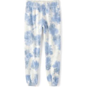 imageThe Childrens Place Girls Active Fleece Jogger PantsCaspian Blue
