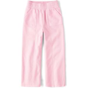 imageThe Childrens Place Girls Active Wide Leg PantsLight Pink Fleece