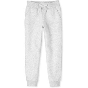 imageThe Childrens Place Girls Knit Active SweatpantsHeather Grey Single