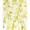 imageThe Childrens Place Baby Girls and Toddler Short Sleeve Casual DressesSmocked Yellow Floral