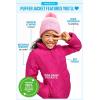 imageThe Childrens Place Girls Medium Weight Puffer Jacket Windresistant WaterresistantBlack