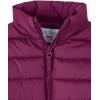 imageThe Childrens Place Girls Medium Weight Puffer Jacket Windresistant WaterresistantPurple Rose