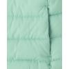 imageThe Childrens Place Girls Medium Weight Puffer Jacket Windresistant WaterresistantWintermint