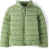 imageThe Childrens Place Girls Medium Weight Puffer Jacket Windresistant WaterresistantMisty Glen