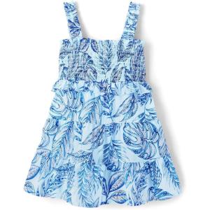imageThe Childrens Place Baby Girls and Toddler Short Sleeve Casual DressesClear Sky