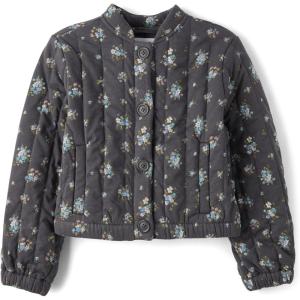 imageThe Childrens Place girls Lightweight Layering JacketTempest Gray Quilted