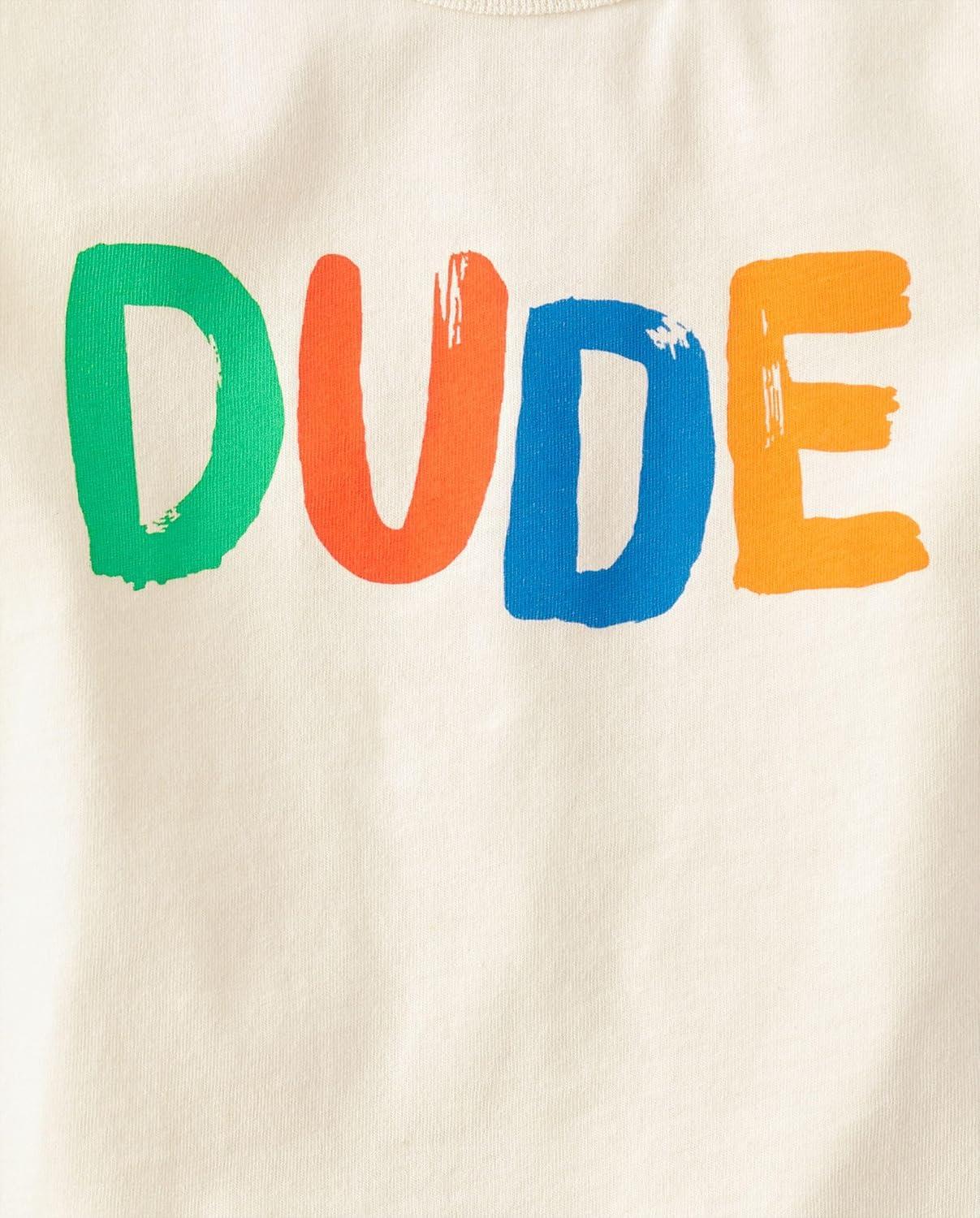 imageThe Childrens Place BabyBoys and Toddler DinoAnimalsSharks Short Sleeve Graphic TShirts3 PackHandsomeBruhSmall Dude