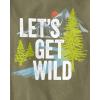 imageThe Childrens Place Baby and Toddler All HolidaysBirthdays Long Sleeve Graphic TShirts2 PackFall ForestWild Calling