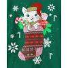 imageThe Childrens Place Baby and Toddler All HolidaysBirthdays Long Sleeve Graphic TShirts2 PackWaiting SantaCat Stocking