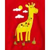 imageThe Childrens Place Baby and Toddler Boys Animal Short Sleeve Graphic TShirts MultipackTigerGiraffeMonkeyShark