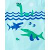 imageThe Childrens Place BabyBoys and Toddler DinoAnimalsSharks Short Sleeve Graphic TShirts3 PackDino BikeDinoSea Creature