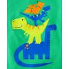 imageThe Childrens Place BabyBoys and Toddler DinoAnimalsSharks Short Sleeve Graphic TShirts3 PackDino BikeDinoSea Creature
