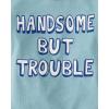 imageThe Childrens PlaceBaby Boysand Toddler Assorted Everyday Long Sleeve Graphic TShirtsWarning CutenessHandsome Trouble