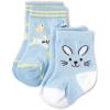 imageThe Childrens Place babyboys And Newborn Socks Variety PackBlue Bunny Midi 2pack